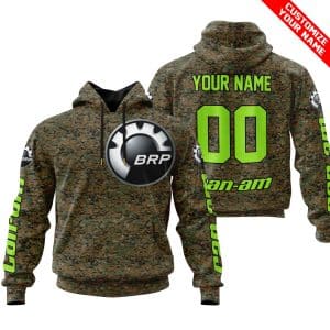 LIMITED EDITION PRODUCTS - US MARINE V1 - CAN AM RACING - CUSTOM NAME - GREEN 1