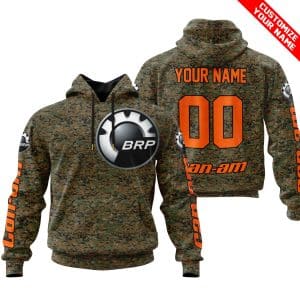 LIMITED EDITION PRODUCTS - US MARINE V1 - CAN AM RACING - CUSTOM NAME - ORANGE