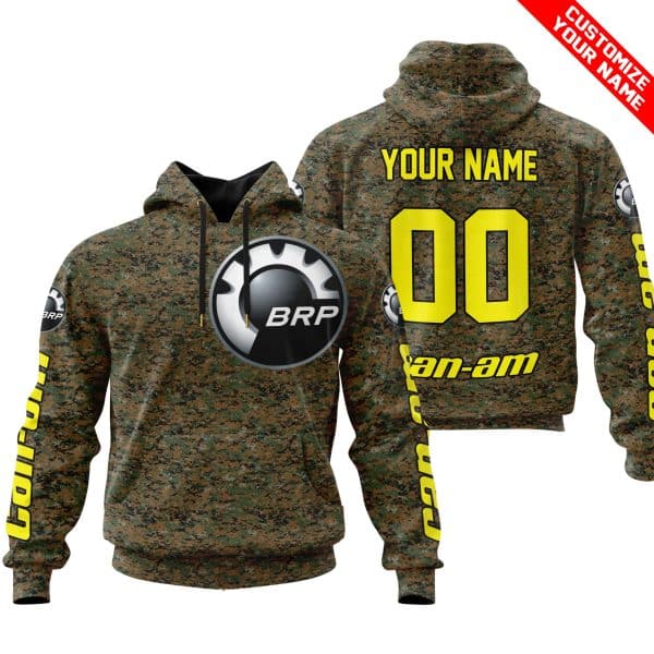 LIMITED EDITION PRODUCTS - US MARINE V1 - CAN AM RACING - CUSTOM NAME - YELLOW