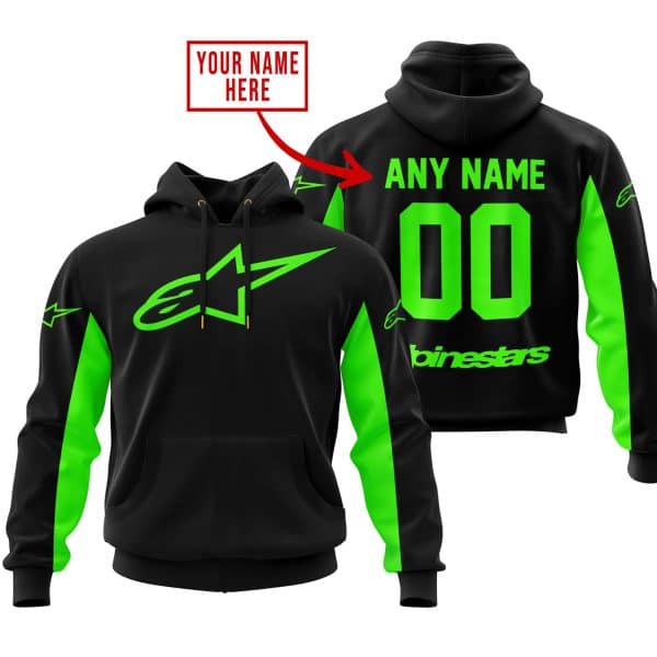 CUSTOM NAME RACING - LIMITED EDITION - ALPINESTARS - GREEN