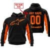 CUSTOM NAME RACING - LIMITED EDITION - ALPINESTARS - ORANGE