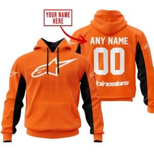CUSTOM NAME RACING - LIMITED EDITION - ALPINESTARS - ORANGE V2