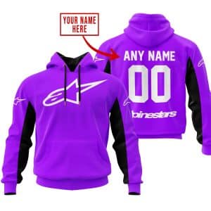 CUSTOM NAME RACING - LIMITED EDITION - ALPINESTARS - PURPLE V2