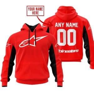 CUSTOM NAME RACING - LIMITED EDITION - ALPINESTARS - RED V2