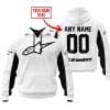 CUSTOM NAME RACING - LIMITED EDITION - ALPINESTARS - WHITE V2