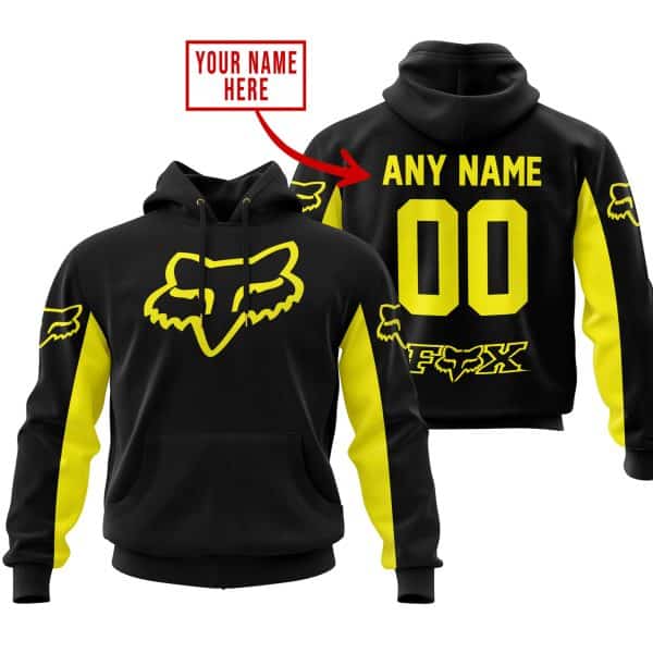 CUSTOM NAME RACING - LIMITED EDITION - FOX RACING - YELLOW