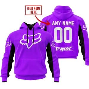 CUSTOM NAME RACING - LIMITED EDITION - FOX RACING V2 - PURPLE