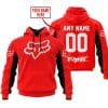 CUSTOM NAME RACING - LIMITED EDITION - FOX RACING V2 - RED