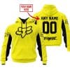CUSTOM NAME RACING - LIMITED EDITION - FOX RACING V2 - YELLOW