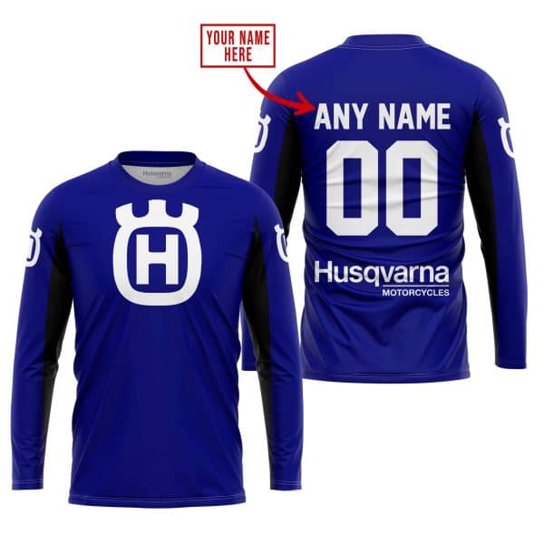CUSTOM NAME RACING - LIMITED EDITION - HUSQVARNA - NAVY V2 - Image 2