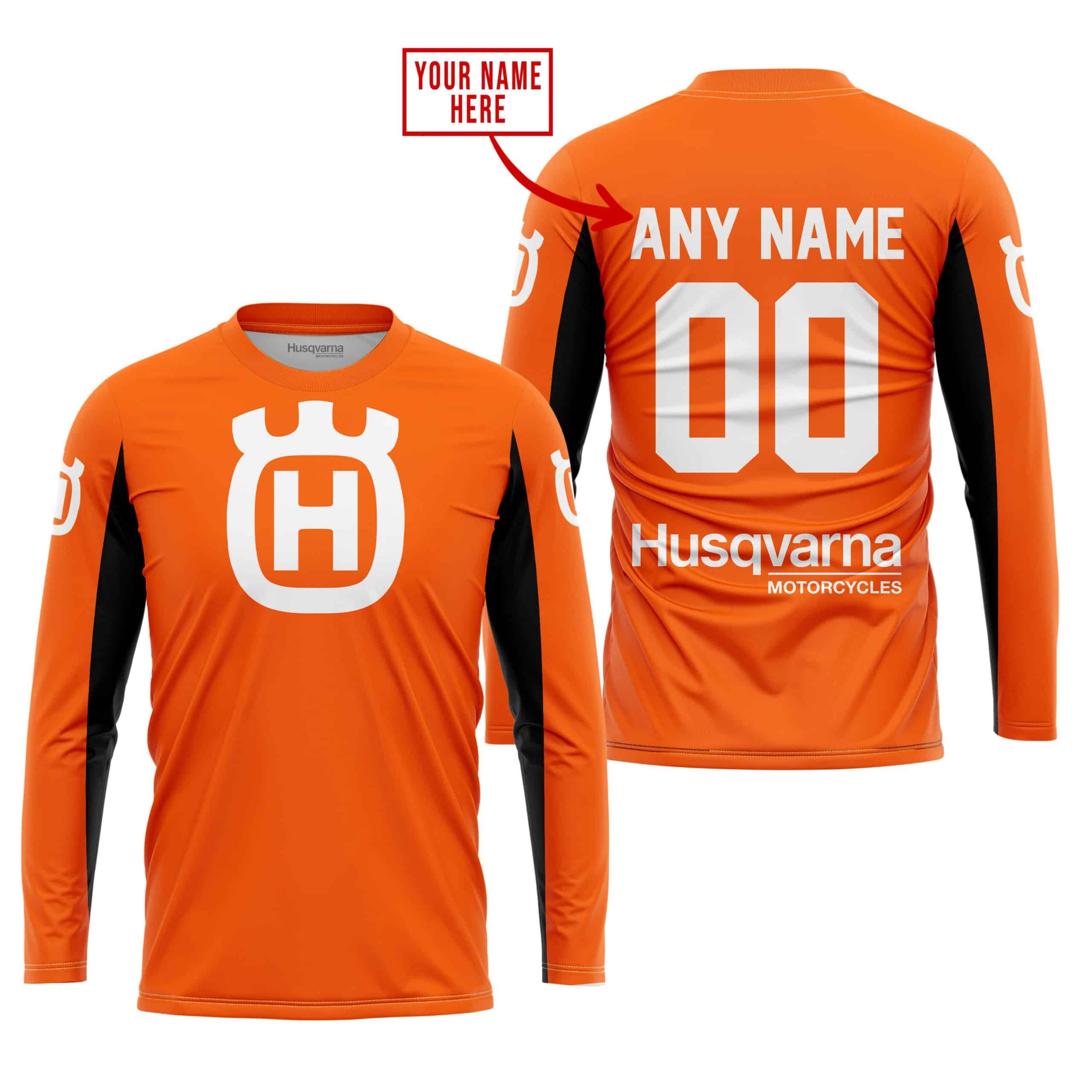 CUSTOM NAME RACING - LIMITED EDITION - HUSQVARNA - ORANGE V2 - Image 2