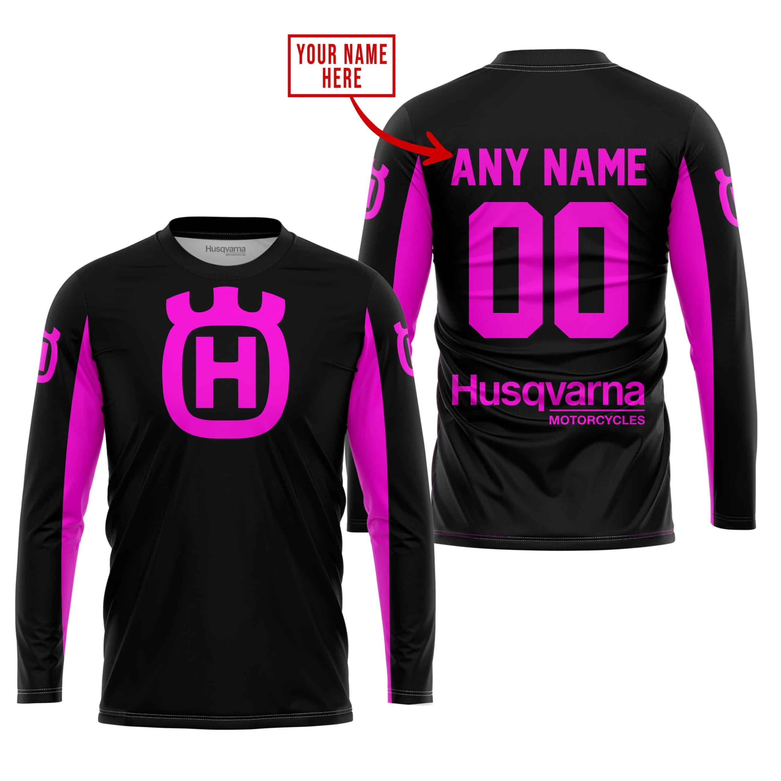CUSTOM NAME RACING - LIMITED EDITION - HUSQVARNA - PINK - Image 2