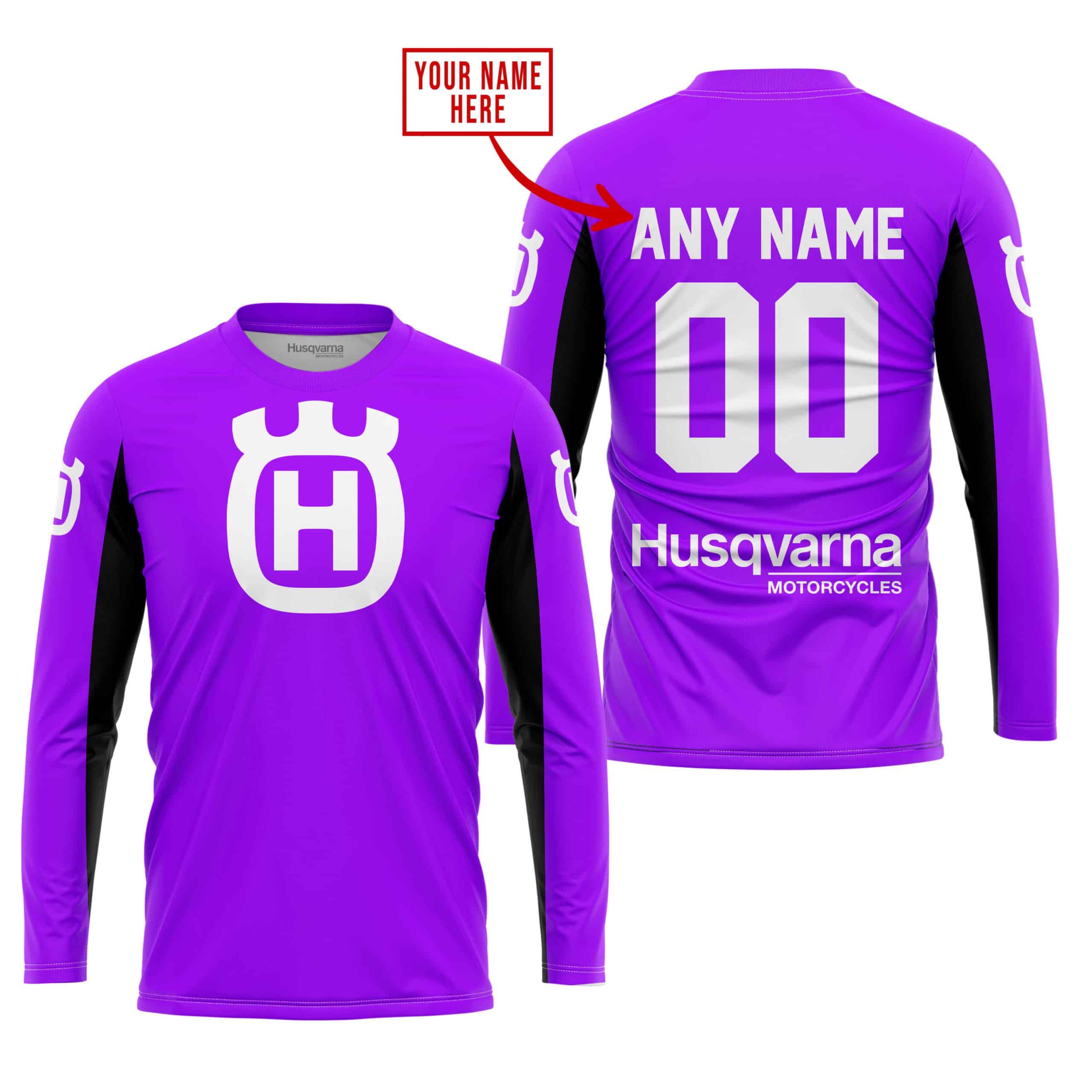 CUSTOM NAME RACING - LIMITED EDITION - HUSQVARNA - PURPLE V2 - Image 2