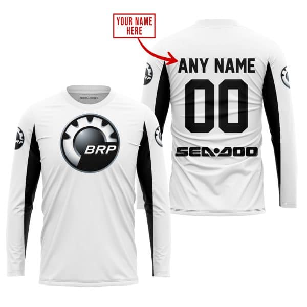 CUSTOM NAME RACING - LIMITED EDITION - SEA DOO - WHITE V2 - Image 2