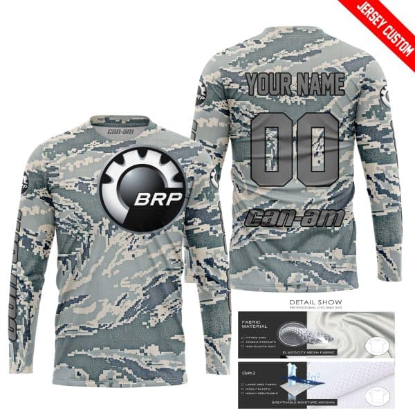 LIMITED EDITION PRODUCTS - US AIR PORCE - CAN AM RACING - CUSTOM NAME - GREY - Image 2