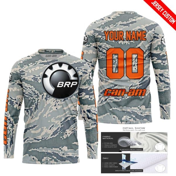 LIMITED EDITION PRODUCTS - US AIR PORCE - CAN AM RACING - CUSTOM NAME - ORANGE - Image 2
