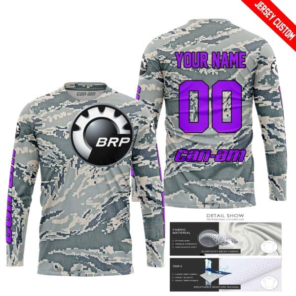 LIMITED EDITION PRODUCTS - US AIR PORCE - CAN AM RACING - CUSTOM NAME - PURPLE - Image 2