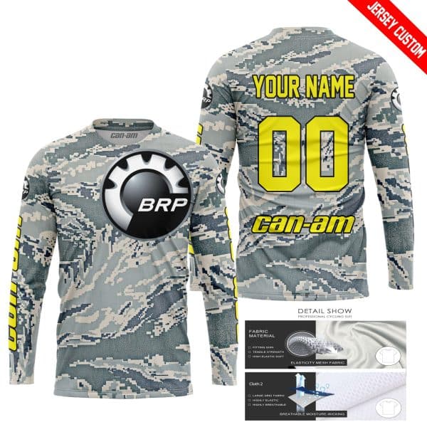LIMITED EDITION PRODUCTS - US AIR PORCE - CAN AM RACING - CUSTOM NAME - YELLOW - Image 2