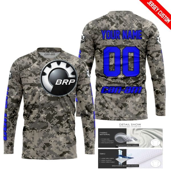 LIMITED EDITION PRODUCTS  - US ARMY - CAN AM RACING - CUSTOM NAME - BLUE - Image 2