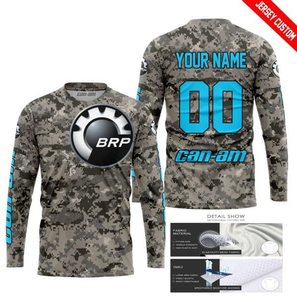 LIMITED EDITION PRODUCTS  - US ARMY - CAN AM RACING - CUSTOM NAME - SKY BLUE - Image 2