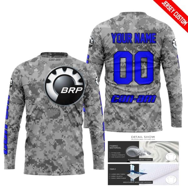 LIMITED EDITION PRODUCTS - US ARMY V1 - CAN AM RACING - CUSTOM NAME - BLUE - Image 2