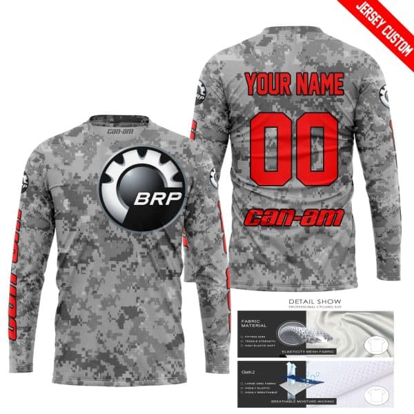 LIMITED EDITION PRODUCTS - US ARMY V1 - CAN AM RACING - CUSTOM NAME - RED - Image 2