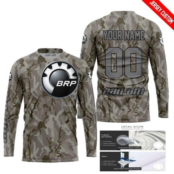 LIMITED EDITION PRODUCTS - US ARMY V2 - CAN AM RACING - CUSTOM NAME - GREY - Image 2