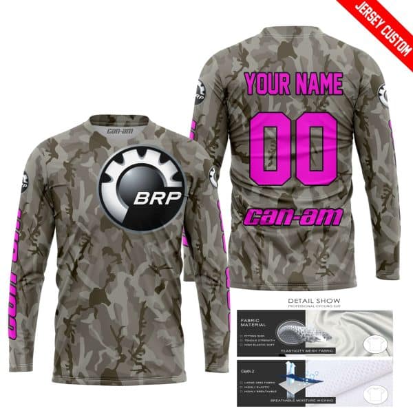 LIMITED EDITION PRODUCTS - US ARMY V2 - CAN AM RACING - CUSTOM NAME - PINK - Image 2