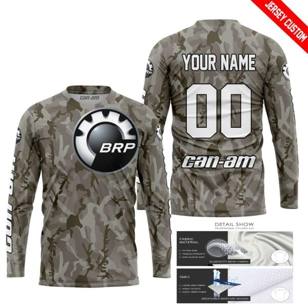 LIMITED EDITION PRODUCTS - US ARMY V2 - CAN AM RACING - CUSTOM NAME - WHITE - Image 2
