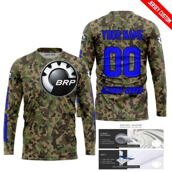 LIMITED EDITION PRODUCTS - US ARMY V3 - CAN AM RACING - CUSTOM NAME - BLUE - Image 2