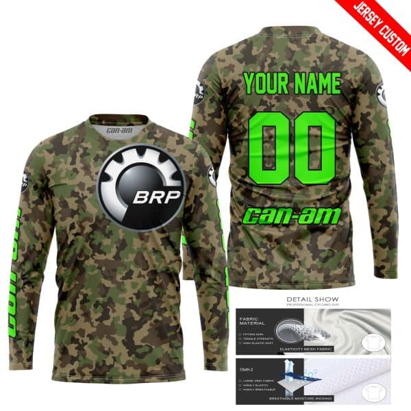 LIMITED EDITION PRODUCTS - US ARMY V3 - CAN AM RACING - CUSTOM NAME - GREEN - Image 2