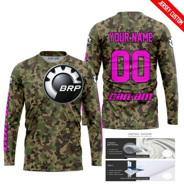 LIMITED EDITION PRODUCTS - US ARMY V3 - CAN AM RACING - CUSTOM NAME - PINK - Image 2
