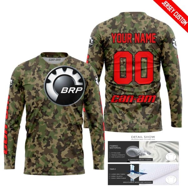 LIMITED EDITION PRODUCTS - US ARMY V3 - CAN AM RACING - CUSTOM NAME - RED - Image 2