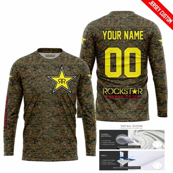 LIMITED EDITION PRODUCTS - US MARINE V1 - ROCKSTAR ENERGY RACING V1 - CUSTOM NAME - Image 2