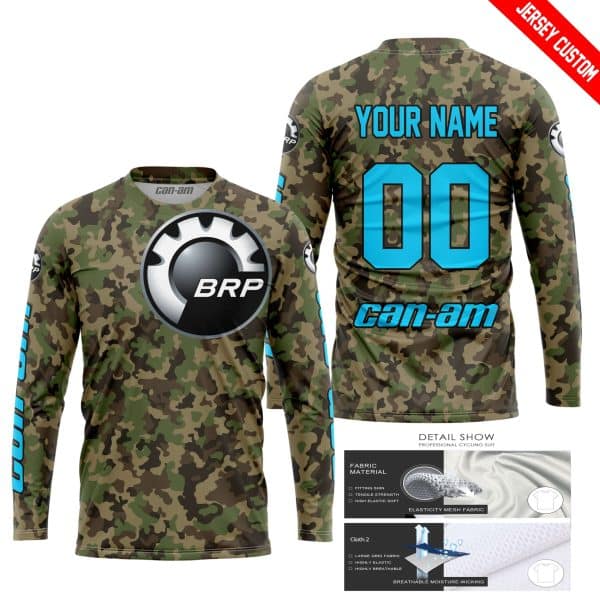 LIMITED EDITION PRODUCTS - US ARMY V3 - CAN AM RACING - CUSTOM NAME - SKY BLUE - Image 2