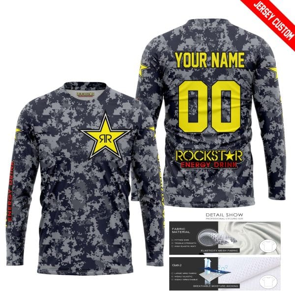 LIMITED EDITION PRODUCTS - US NAVY - ROCKSTAR ENERGY RACING V1 - CUSTOM NAME - Image 2