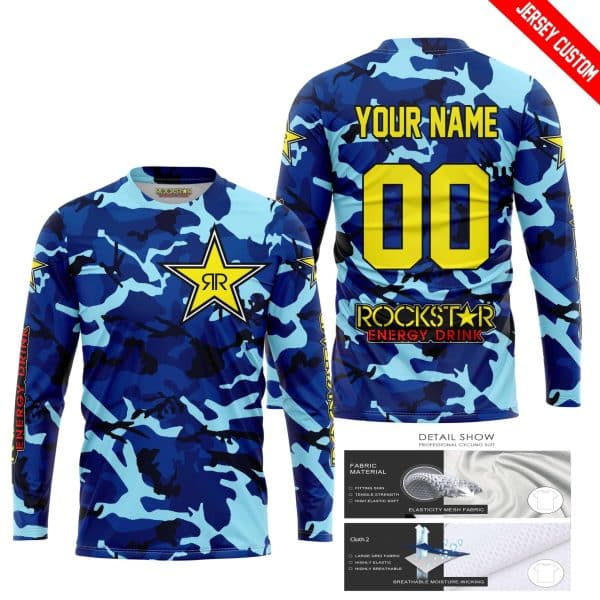 LIMITED EDITION PRODUCTS - US NAVY V1 - ROCKSTAR ENERGY RACING V1 - CUSTOM NAME - Image 2