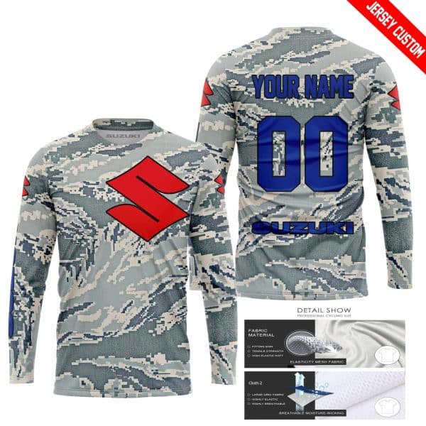 LIMITED EDITION PRODUCTS - US AIR PORCE - SUZUKI RACING V1 - CUSTOM NAME - Image 2