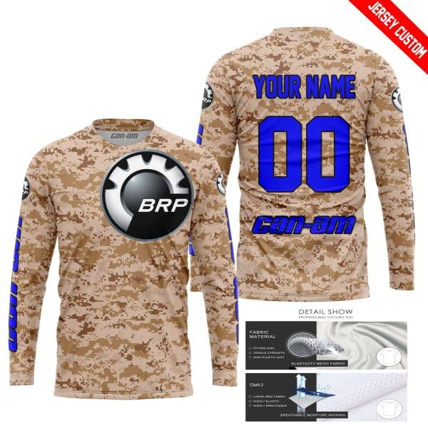 LIMITED EDITION PRODUCTS - US MARINE - CAN AM RACING - CUSTOM NAME - BLUE - Image 2