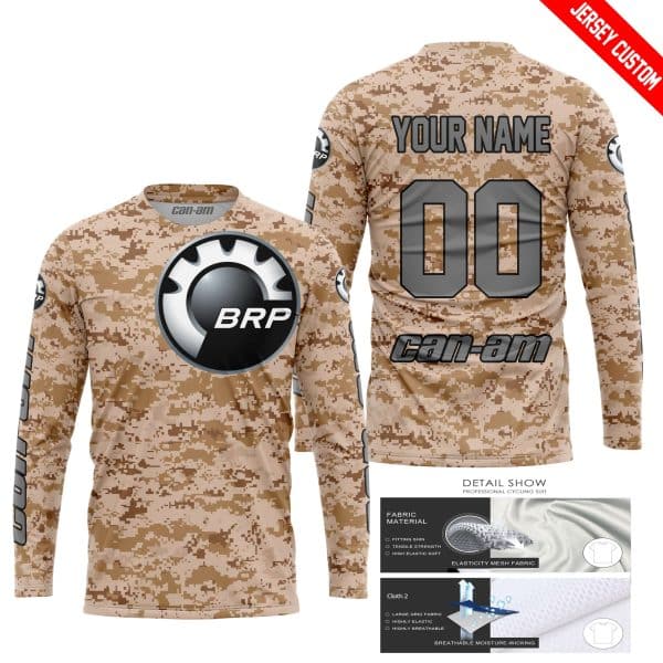 LIMITED EDITION PRODUCTS - US MARINE - CAN AM RACING - CUSTOM NAME - GREY - Image 2