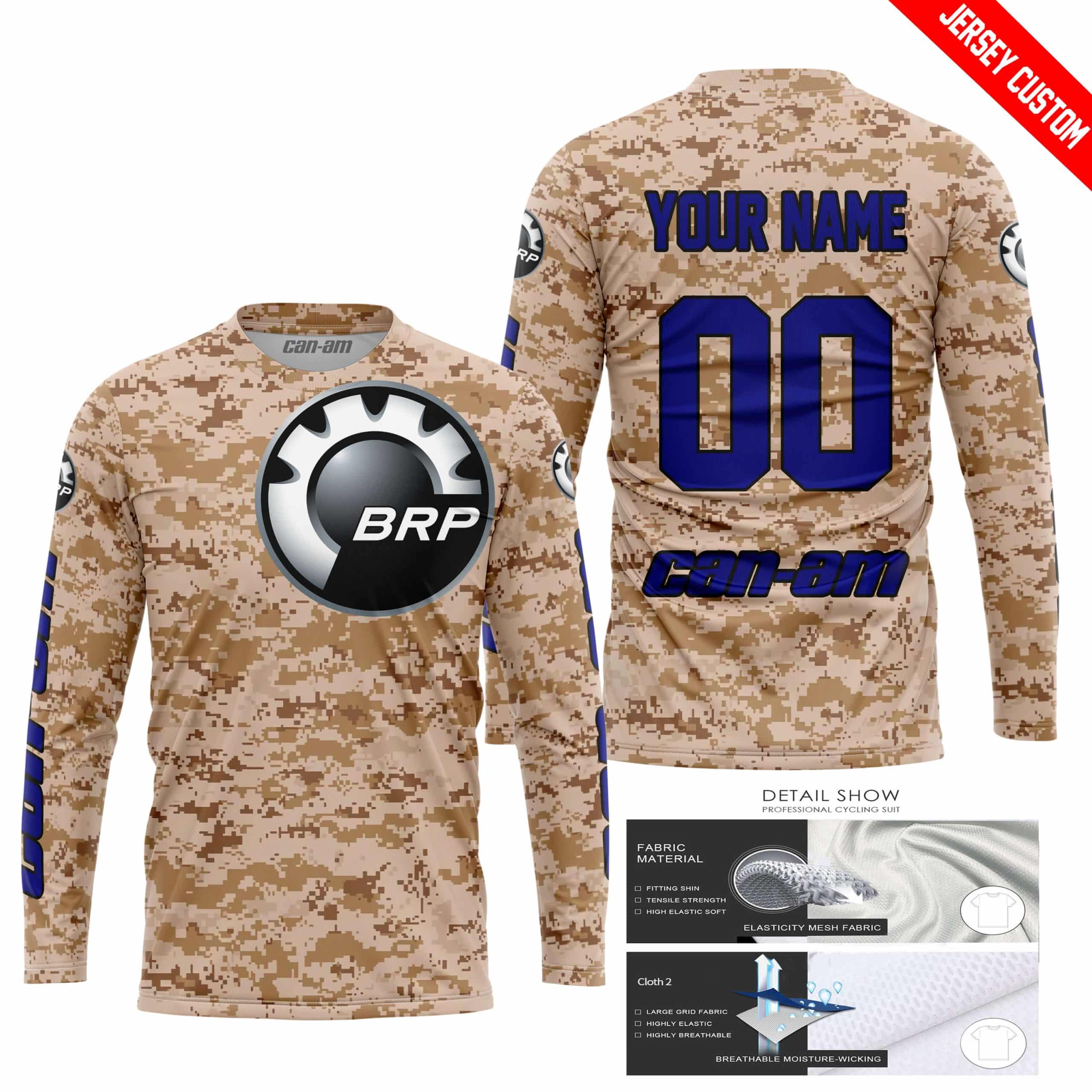 LIMITED EDITION PRODUCTS - US MARINE - CAN AM RACING - CUSTOM NAME - NAVY - Image 2