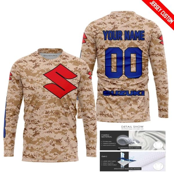LIMITED EDITION PRODUCTS - US MARINE - SUZUKI RACING V1 - CUSTOM NAME - Image 2