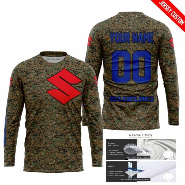 LIMITED EDITION PRODUCTS - US MARINE V1 - SUZUKI RACING V1 - CUSTOM NAME - Image 2