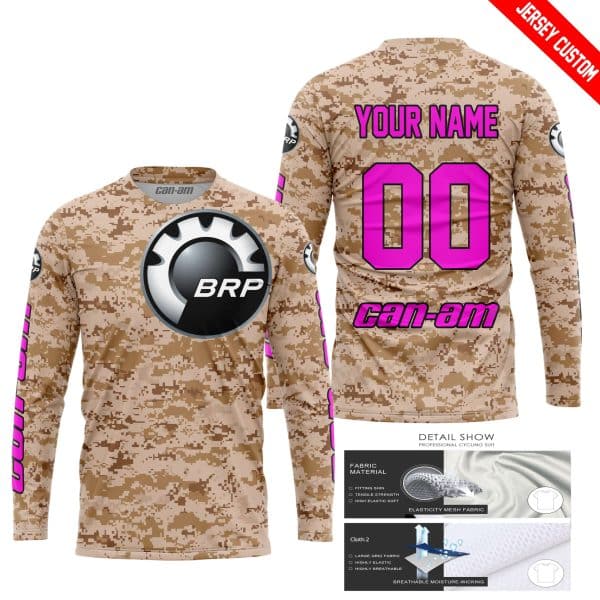 LIMITED EDITION PRODUCTS - US MARINE - CAN AM RACING - CUSTOM NAME - PINK - Image 2