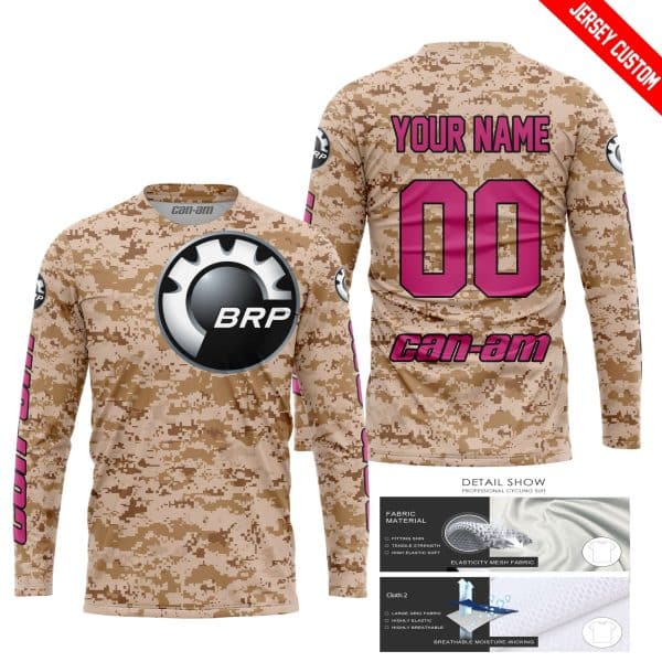 LIMITED EDITION PRODUCTS - US MARINE - CAN AM RACING - CUSTOM NAME - PINK 1 - Image 2