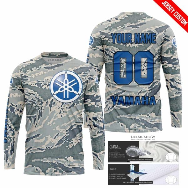 LIMITED EDITION PRODUCTS - US AIR PORCE - YAMAHA BLUE RACING V1 - CUSTOM NAME - Image 2