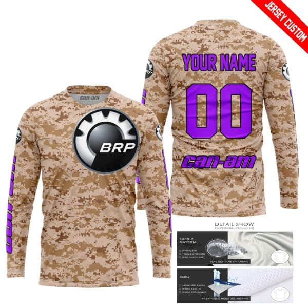 LIMITED EDITION PRODUCTS - US MARINE - CAN AM RACING - CUSTOM NAME - PURPLE - Image 2