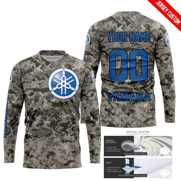 LIMITED EDITION PRODUCTS - US ARMY - YAMAHA BLUE RACING V1 - CUSTOM NAME - Image 2