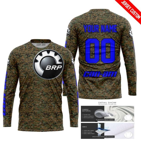 LIMITED EDITION PRODUCTS - US MARINE V1 - CAN AM RACING - CUSTOM NAME - BLUE - Image 2