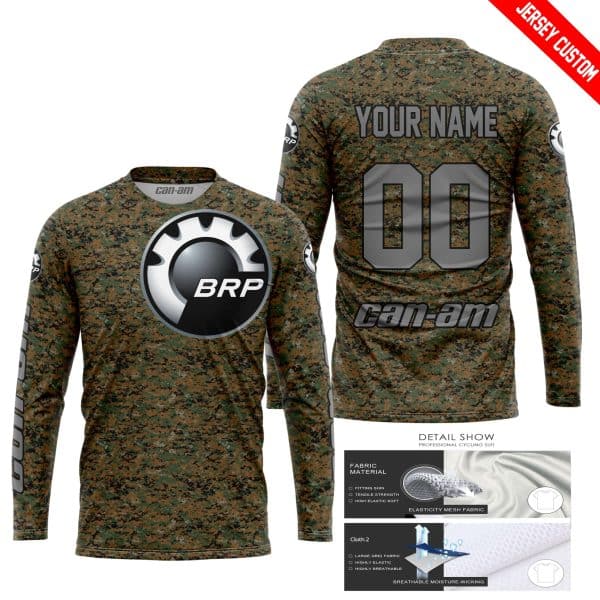 LIMITED EDITION PRODUCTS - US MARINE V1 - CAN AM RACING - CUSTOM NAME - GREY - Image 2